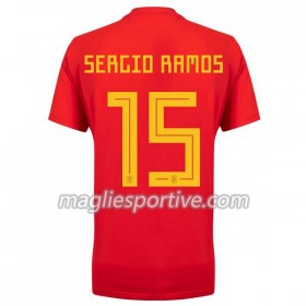 Completo Calcio Spagna Ramos 15 Donna Divisa Prima Mondiali 2018